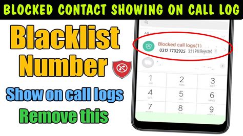 how to remove blacklisted phone.